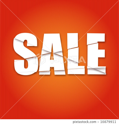 Lettering, Sale, dynamic background 10879911