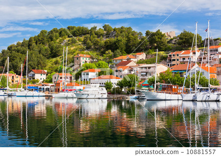 Skradin is a small historic town in Croatia 10881557