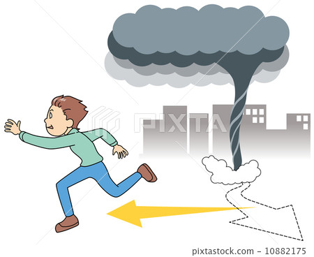 龍捲風測量_龍捲風從路徑以直角逃脫 龍捲風測量_龍捲風從路徑以直角逃脫 10882175