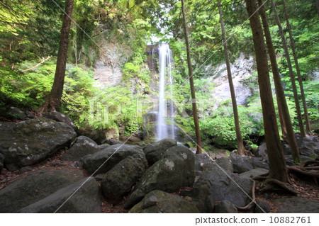 Kanagawa prefecture · Sunset waterfall 10882761