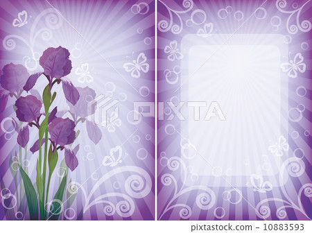 Flower background for greetings card Flower background for greetings card 10883593