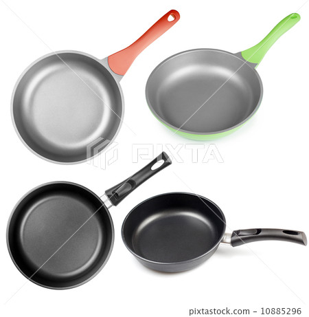 frying pans os skillets set isolated 10885296
