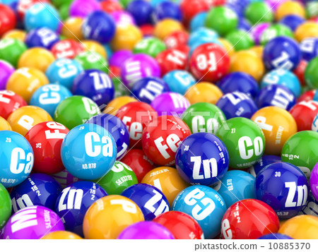 Dietary supplements. Variety pills. Vitamin capsules. 10885370