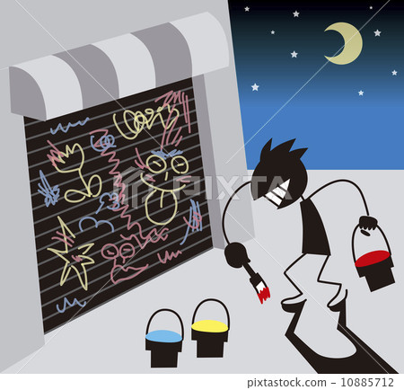 一個人在快門上塗鴉 10885712