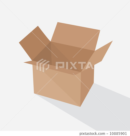 Recycle brown box packaging. vector illustration 10885901