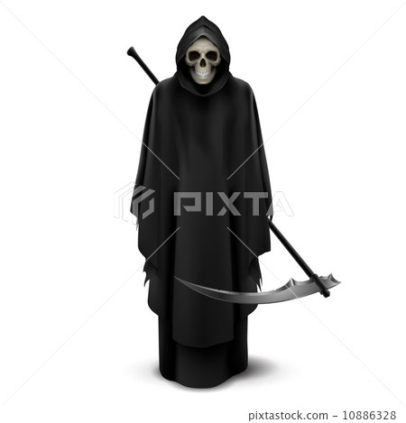 Angel of death on white 10886328