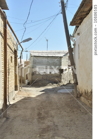 Ancient capital of world heritage, Bukhara alley back, Uzbekistan 10886585