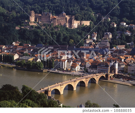 Carl Theodor Bridge and Heidelberg Castle 10888035