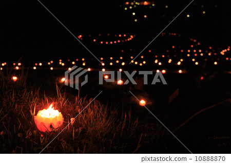 Rice terrace candle festival Rice terrace candle festival 10888870