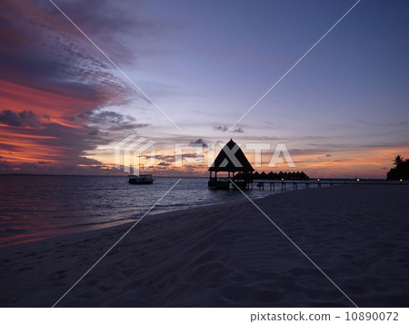 在馬爾代夫的日落 在馬爾代夫的日落 10890072