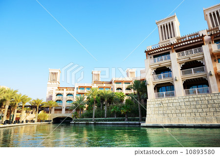 View of the Souk Madinat Jumeirah, Dubai, UAE View of the Souk Madinat Jumeirah, Dubai, UAE 10893580