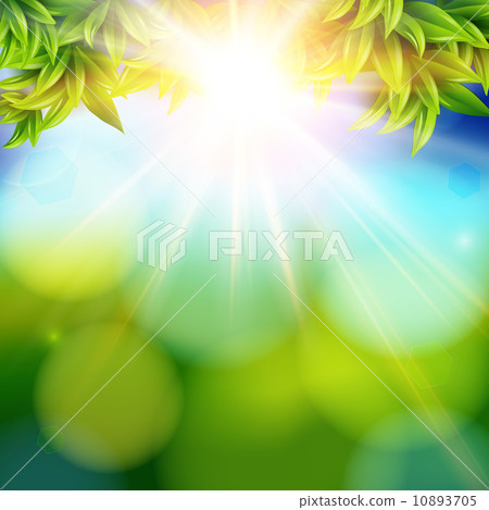 Bright shining sun with lens flare. Abstract... - Stock Illustration ...