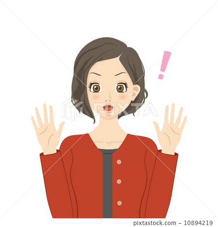 年輕的女士（手勢系列） 10894219