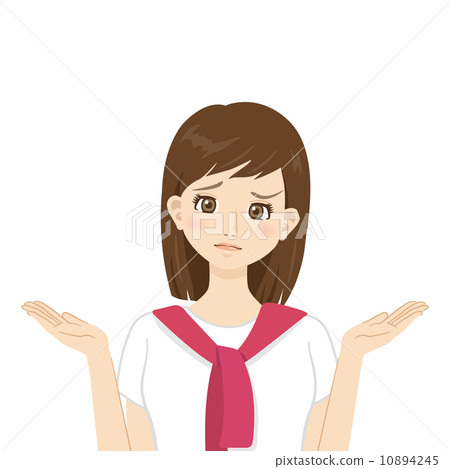 年輕的女士（手勢系列） 10894245