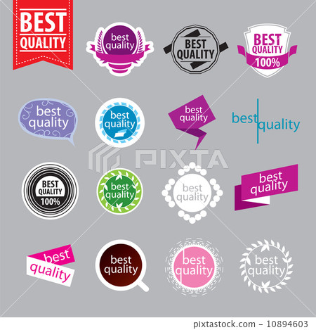 Collection of vector logos of better quality 10894603
