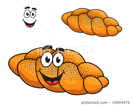Gourmet plaited crusty loaf of bread Gourmet plaited crusty loaf of bread 10894976