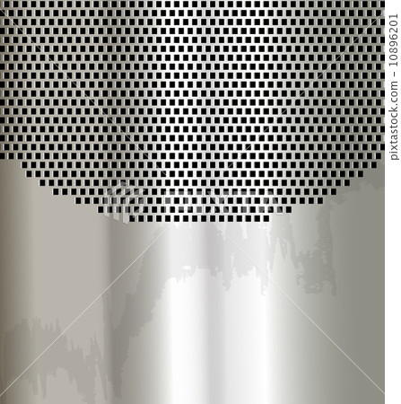Silver metal template  background 10896201