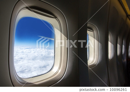 Window of airliner 10896261