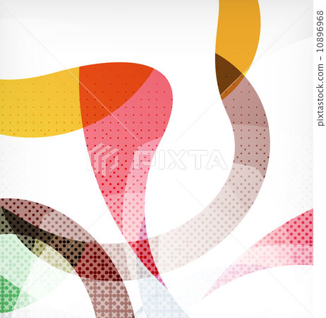 Colorful swirl wave lines 10896968