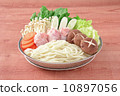 Pan material, pan, pan ingredients, chicken pot, udon 10897056