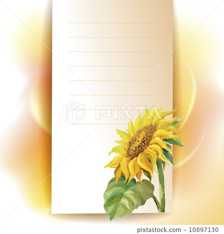 Sunflower frame background Sunflower frame background 10897130
