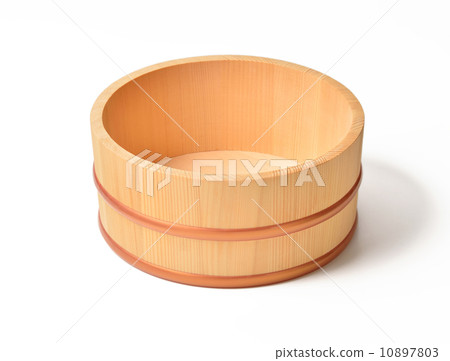 注意）潤飾標記保留在背景的白色背景中。購買時請注意。一個木槽（好的）。到溫泉圖像等 10897803