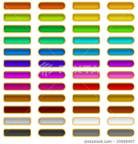 Glass buttons of various colors, set 10898407