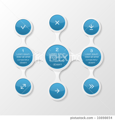Metaball diagram. Infographic elements. Vector illustration. Metaball diagram. Infographic elements. Vector illustration. 10898654