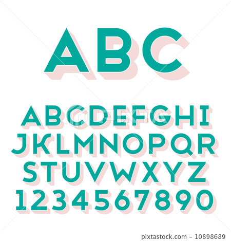 Handmade sans-serif font Handmade sans-serif font 10898689