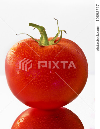 closeup of a wet tomato 10898727