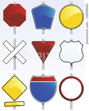 Traffic Signs - Stock Illustration [10899008] - PIXTA