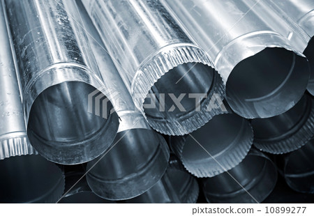 Steel tubes background 10899277