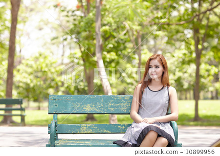 Thailand working women in park Thailand working women in park 10899956