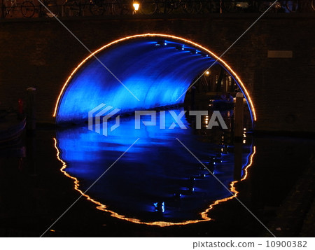 烏得勒支運河夜景 烏得勒支運河夜景 10900382