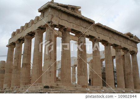 雅典帕台農神廟寺廟的象徵 10902844
