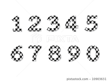 Numbers set. illustration Numbers set. illustration 10903631