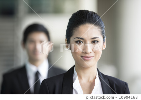 Asian businesswoman with a happy expression. 10904168