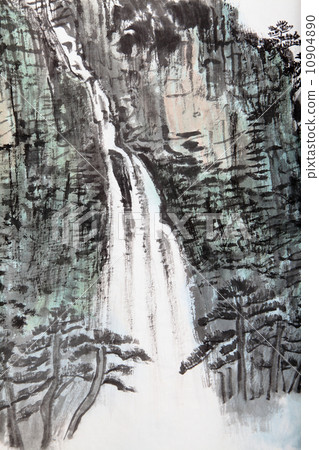 traditional Chinese painting , landscape 10904890