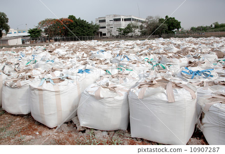 big sandbags for Flood protection 10907287
