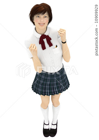 Girls posing for a girls high school student with a nice look Background transparent png illustration material Girls posing for a girls high school student with a nice look Background transparent png illustration material 10909929