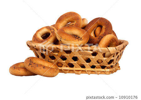 basket with dry bread-ring basket with dry bread-ring 10910176
