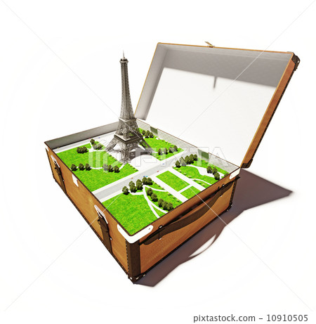 Paris in suitcase Paris in suitcase 10910505