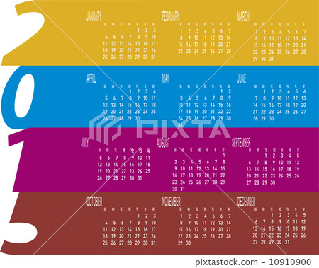Colorful Year 2015 Calendar Colorful Year 2015 Calendar 10910900