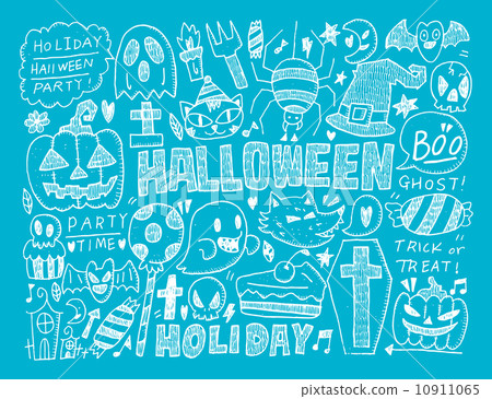doodle halloween holiday background doodle halloween holiday background 10911065