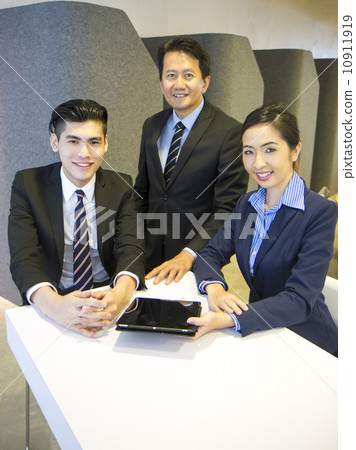 Confident Asian Business Team 10911919