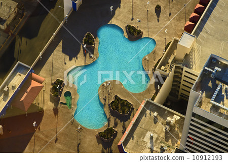 Swimming pool on the roof. Swimming pool on the roof. 10912193