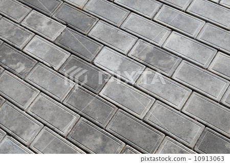 Background texture of modern gray cobblestone pavement Background texture of modern gray cobblestone pavement 10913063
