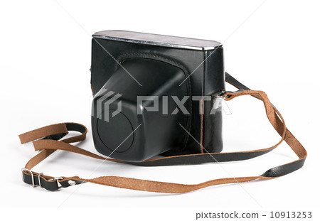 vintage photo camera in case 10913253