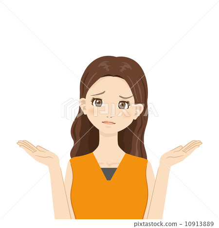 年輕的女士（手勢系列） 10913889