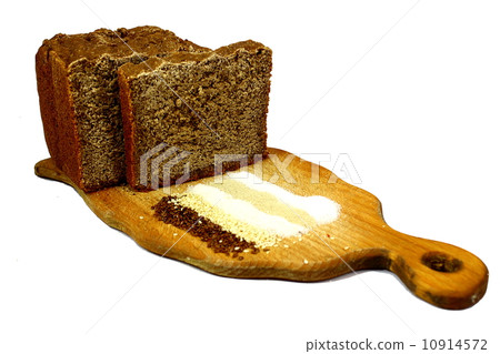 Brown bread on the board 10914572